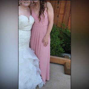 Bridesmaid dress pink